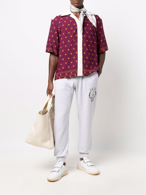 Tennis Club logo-embroidered track pants