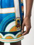 Paysage printed silk shorts