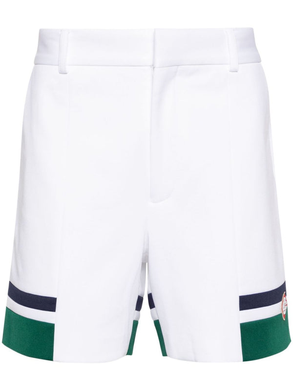 Sports stripe-detail shorts