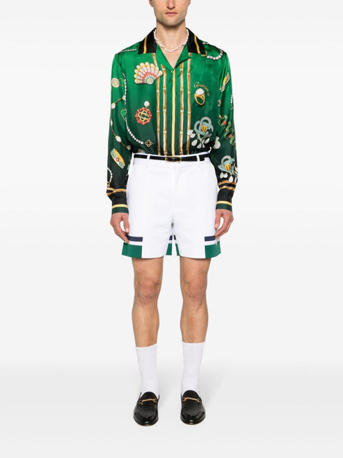 Szorty sportowe z pasami