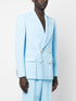 tailored double-breasted blazer
