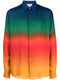 Peace Gradient silk shirt