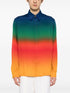 Peace Gradient silk shirt