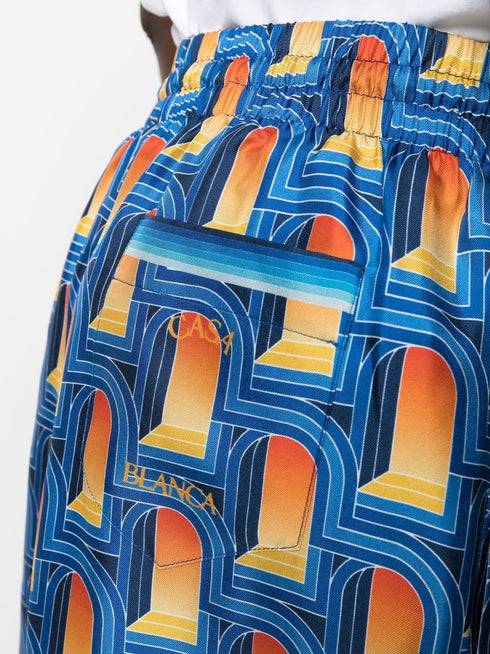 L'Arche de Nuit silk shorts