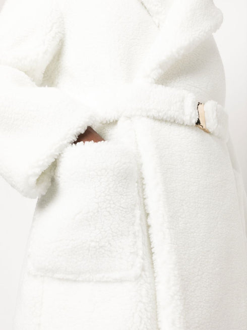 faux-shearling robe