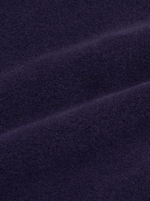 logo-embroidered buttoned sweatshirt