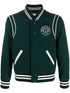 logo embroidered varsity jacket