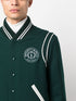 logo embroidered varsity jacket