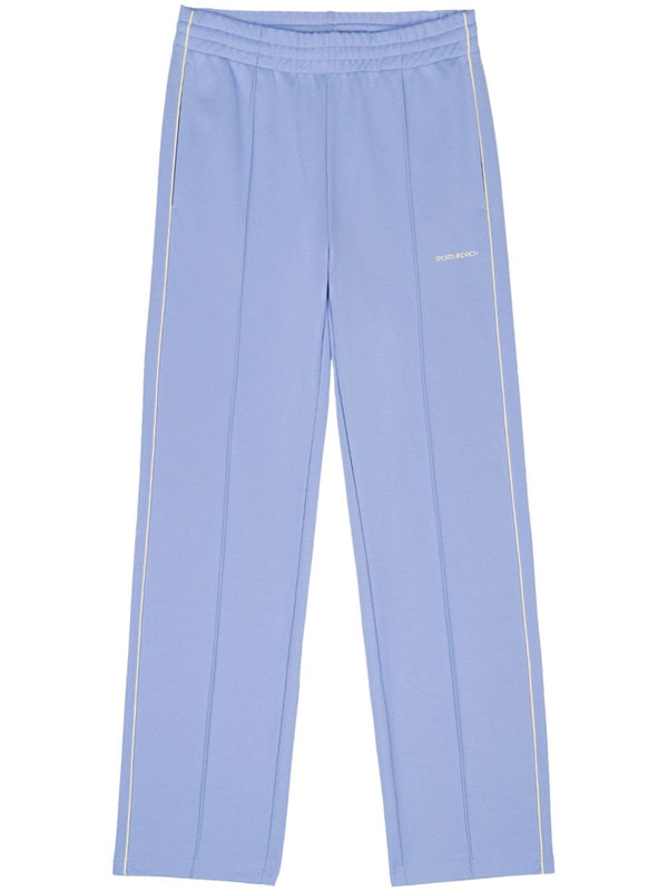 embroidered-logo track pants