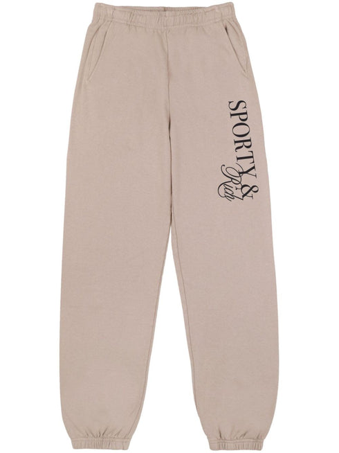 logo-print track pants