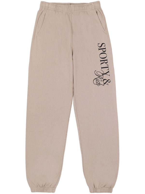 logo-print track pants