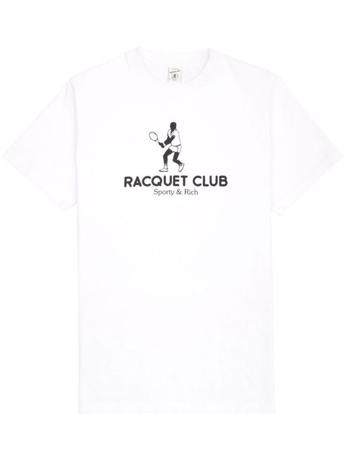 Racquet Club motif-print T-Shirt
