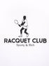 Racquet Club motif-print T-Shirt