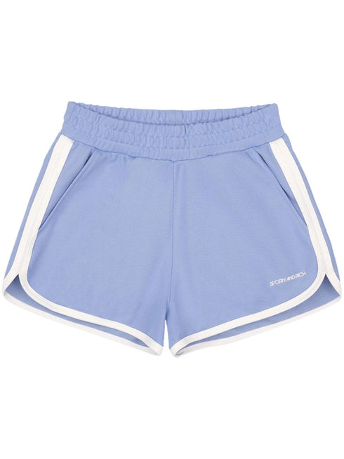 logo-print track shorts