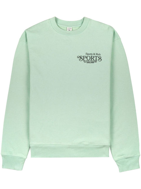 logo-print cotton sweatshirt