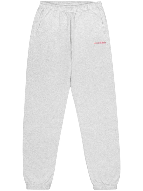 logo-print track pants