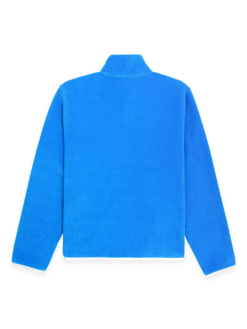 logo-embroidered fleece sweatshirt