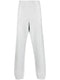 embroidered-logo elasticated-waist trousers