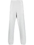 embroidered-logo elasticated-waist trousers