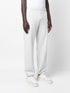 embroidered-logo elasticated-waist trousers