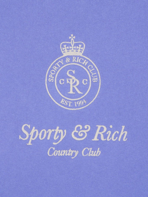 Crown-embroidered cotton sweatshirt