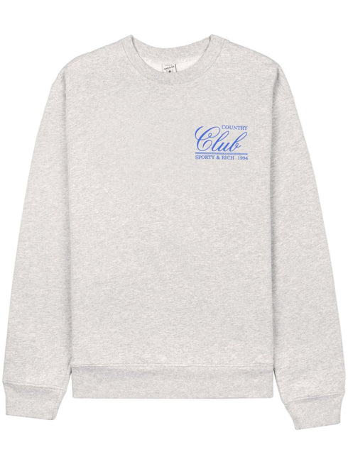 logo-print crew-neck sweatshirt