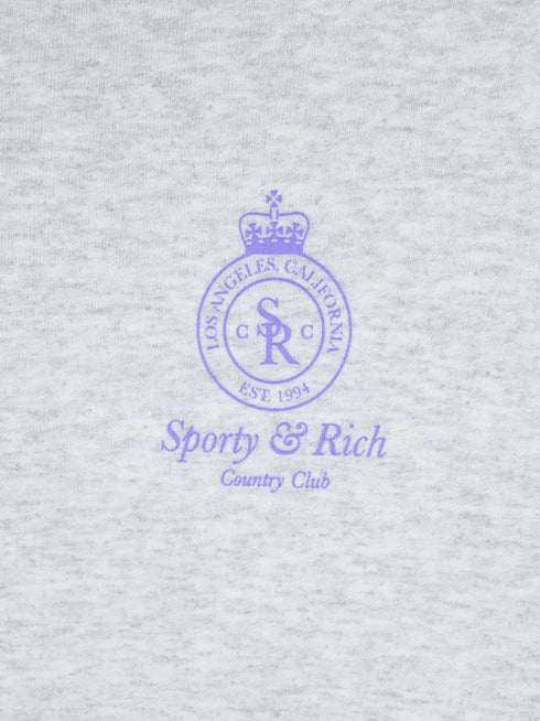 Crown motif-print sweatshirt