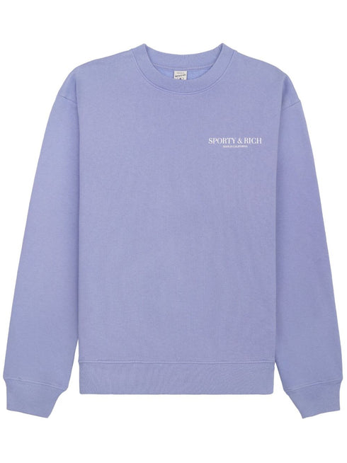 cuffed crew neck sweatshirt