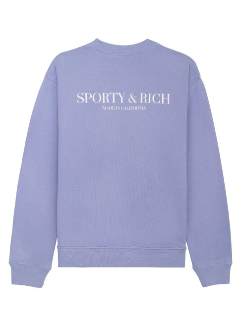 cuffed crew neck sweatshirt