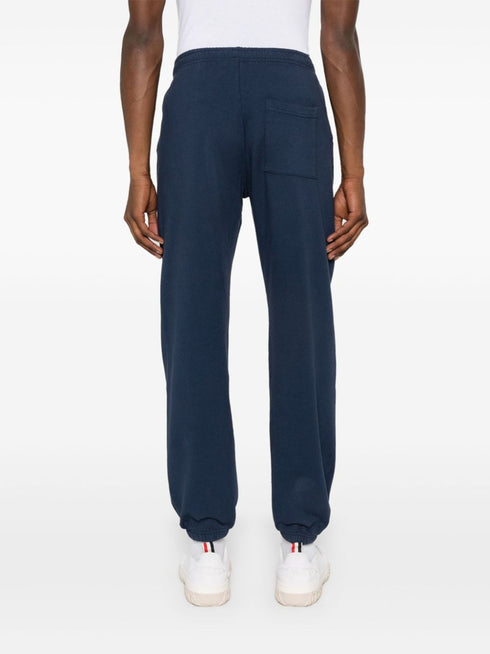 logo-print tapered trousers