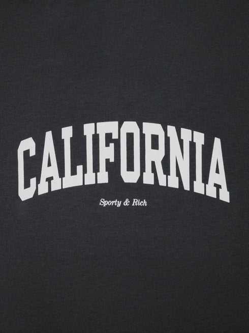 California-print cotton T-shirt