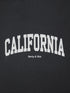 California-print cotton T-shirt