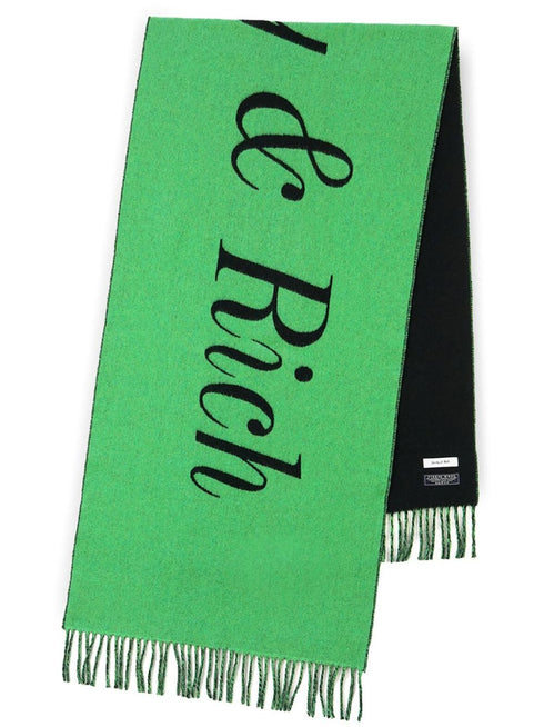 Dewi logo-print scarf