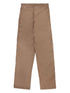 logo-patch straight-leg trousers