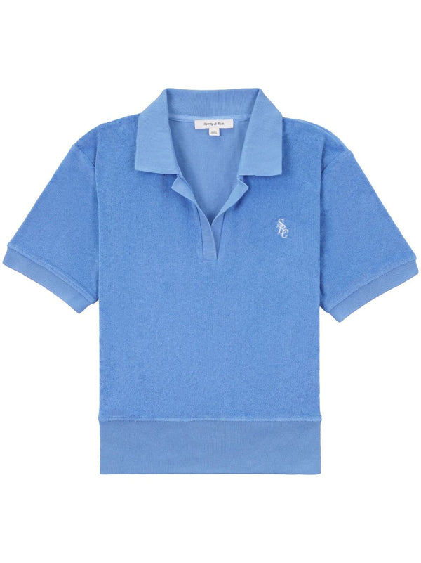 embroidered-logo polo shirt