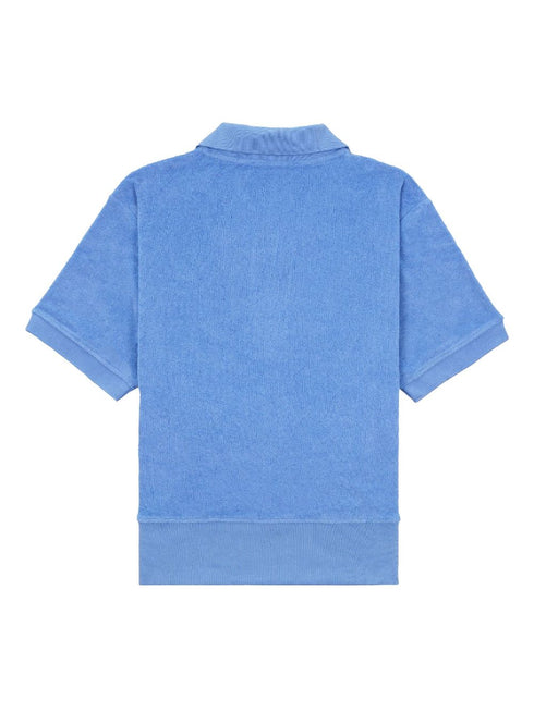 embroidered-logo polo shirt