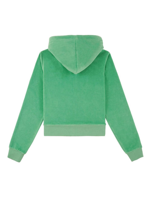 Italic Logo cotton hoodie