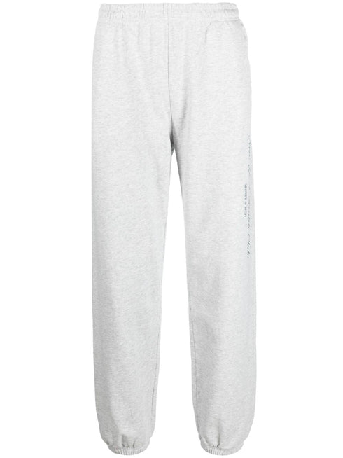 logo-print elasticated-waistband track pants