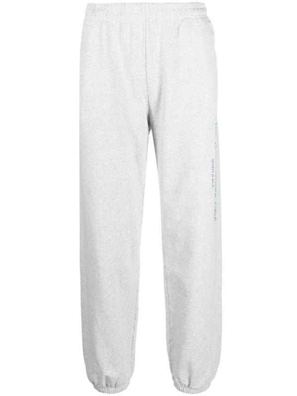logo-print elasticated-waistband track pants