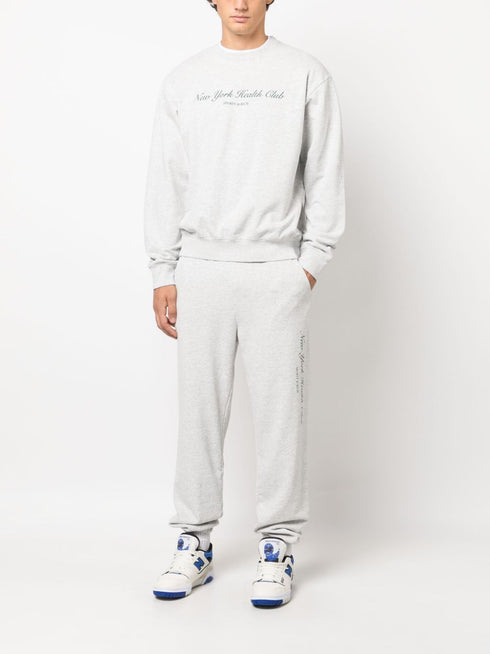 logo-print elasticated-waistband track pants