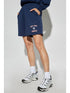 x 47 x New York Yankees logo-print track shorts