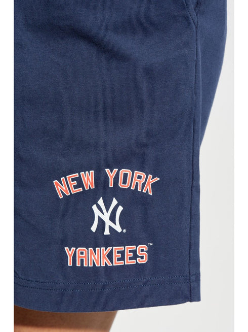 x 47 x New York Yankees logo-print track shorts