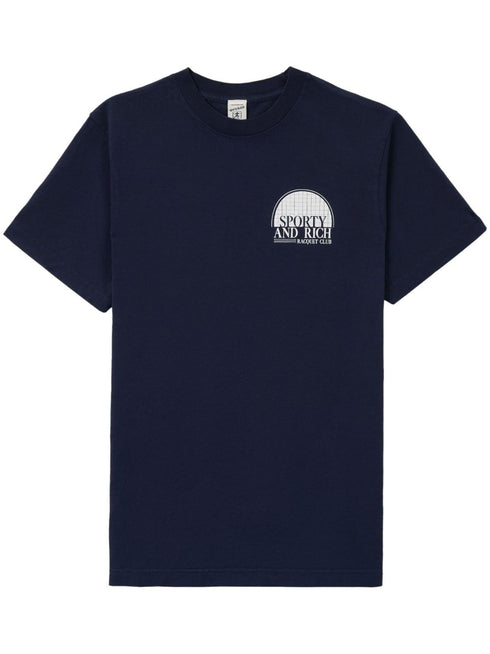 Racquet Club logo-print T-shirt