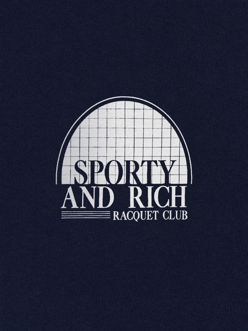 Racquet Club logo-print T-shirt