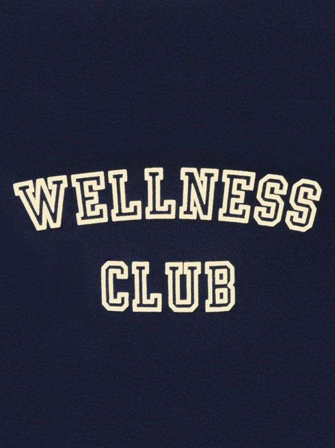 slogan-print cotton hoodie