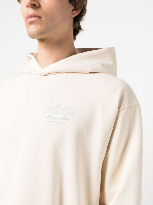 logo-print cotton hoodie