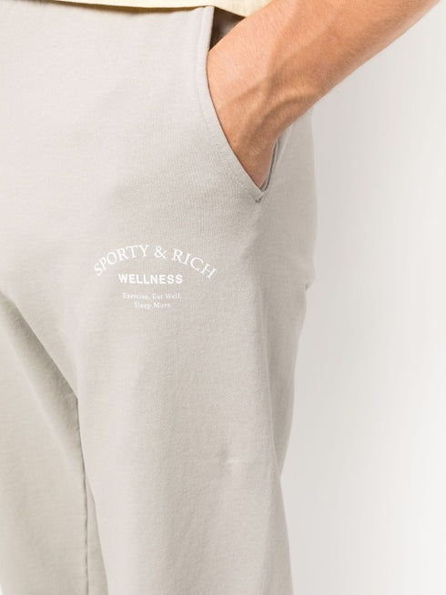 logo-print cotton track trousers