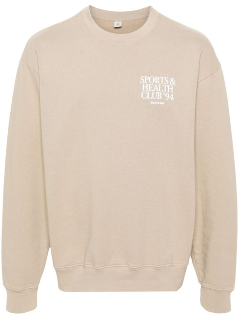 logo-print cotton sweatshirt