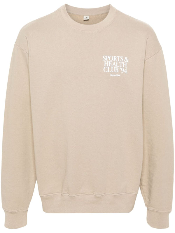 logo-print cotton sweatshirt