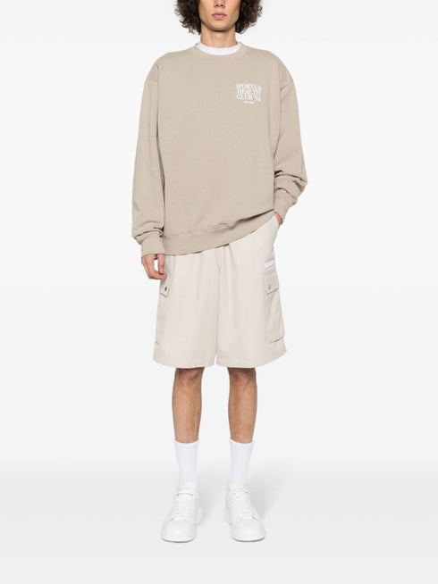 logo-print cotton sweatshirt